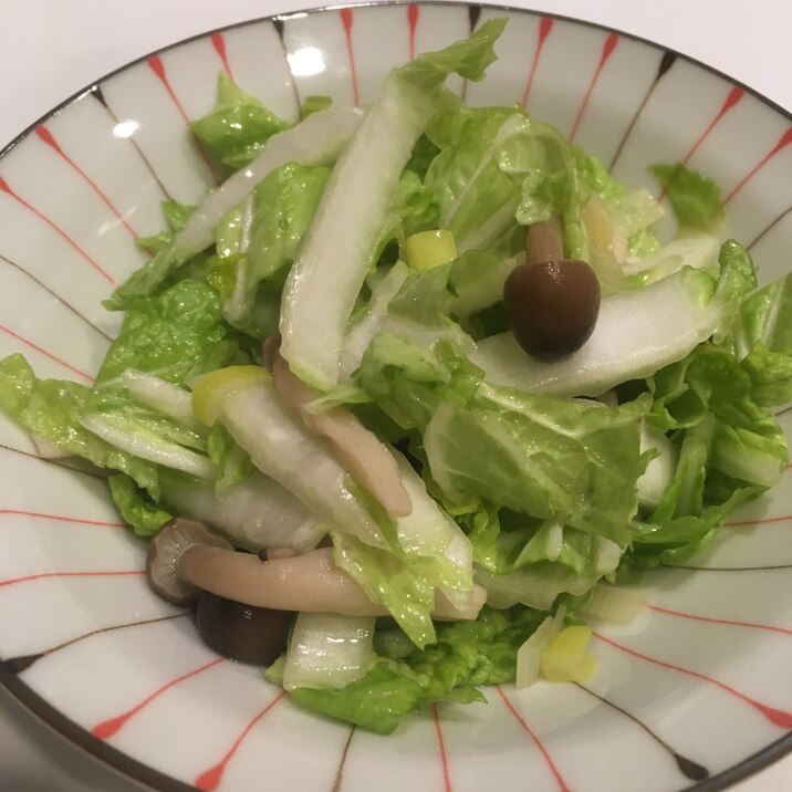 ミニ白菜のエゴマ油サラダ